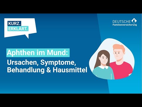 SOS: Aphthen! Was soll ich tun und woher kommen die Bläschen im Mund?