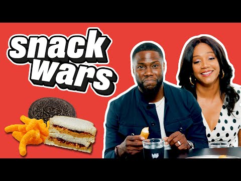 Kevin Hart & Tiffany Haddish Disgusted By American And Australian Snacks | Snack Wars