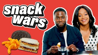 Kevin Hart &amp; Tiffany Haddish Disgusted By American And Australian Snacks | Snack Wars | @LADbible