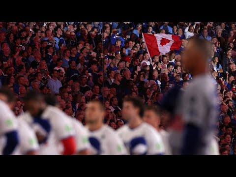 Pharrell Williams & Voices of Fire sing the U.S. and Canadian National Anthems at World Series 🔊
