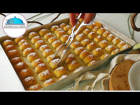 HARİKA bir Tatlı✔Çok hafif İrmikli Hindistancevizli Lokum Tatlısı👌tatlı tarifleri #Masmavi3Mutfakta