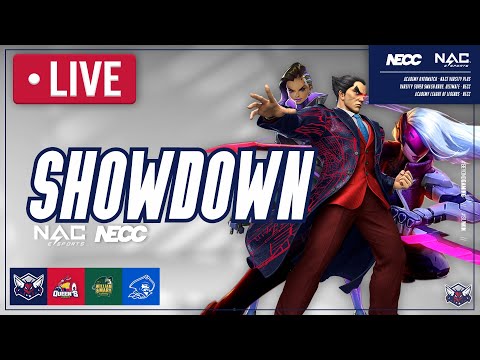Showdown | Overwatch NACE vs Blinn | SSBU NECC vs William and Mary | LoL NECC vs Queens |