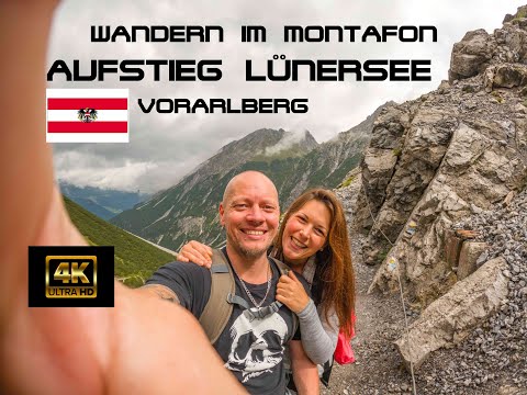 Wandern im Brandnertal - Lünersee Aufstieg - Vorarlberg - 4K