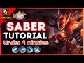 3 Minute Saber Tutorial In The Jungle MLBB S37 2025