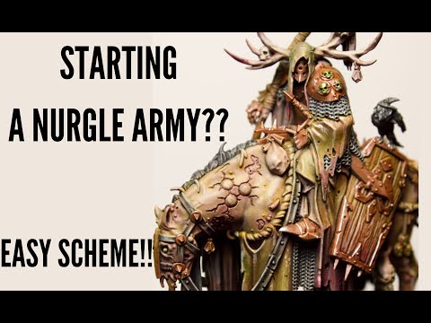 The Only Contrast Paint Video You Will Ever Need // Maggotkin of Nurgle Project
