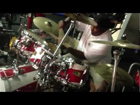 Dennis Green Flips after playing drums