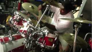Dennis Green Flips after playing drums