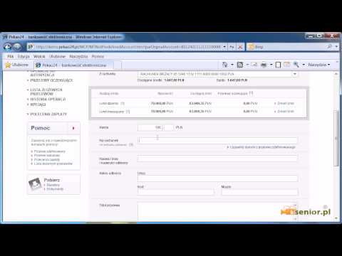 PKO SA - wykonywanie przelewów.