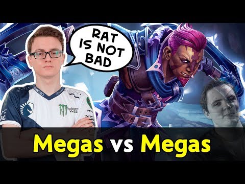 Miracle Megacreeps vs Megacreeps — insane Rat vs Rat splitpush