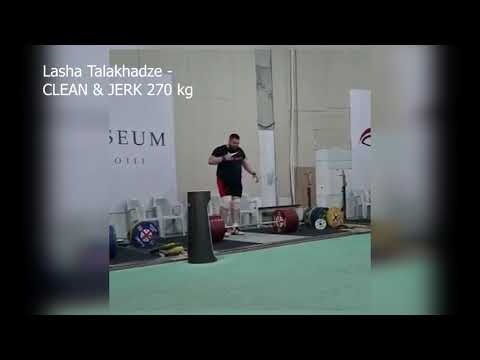 Lasha Talakhadze   CLEAN & JERK 270 kg