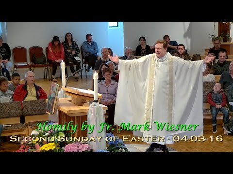 Second Sunday of Easter - Homily by Fr. Mark Wiesner - April 3, 2016