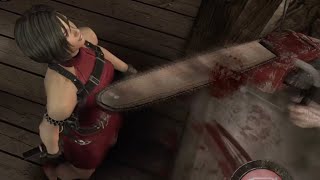 Ada Wong's chainsaw death that makes no sense vol. 2 😐 Resident Evil 4 (PS4)