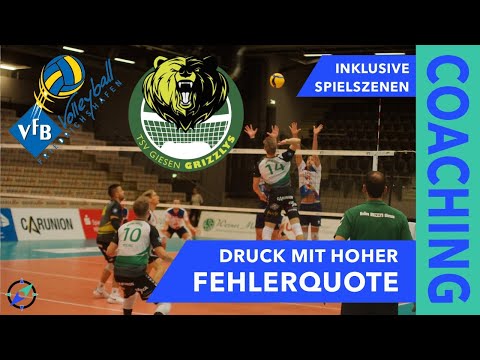 Fehlerquote am Aufschlag - VfB Friedrichshafen vs GRIZZLYS inkl. Spielszenen