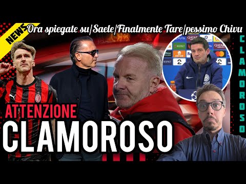 💣😱CLA-MO-RO-SO MILAN😡E ORA SPIEGATECI❤️SAELE📣FINALMENTE, TARE!🤐CHIVU PESSIMO⚠️VIA MASCHERA🚨CHE BOTTA