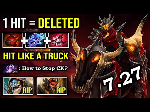 REAL Monster Carry Instant Deleted Even Slark Can't Run IMBA 7.27 Chaos Knight Crit Like a Truck
