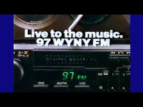 97 WYNY FM Radio Station Commercial (NYC 1985)
