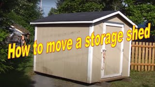 Moving the shed