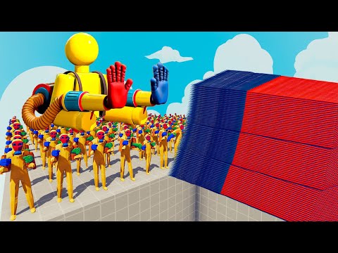 200x PLAYER POPPY PLAYTIME + 1x GIANT vs EVERY GOD - Totally Accurate Battle Simulator TABS