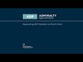 Requesting ADP UPDATES DIRECT EMAIL ADMIRALTY DIGITAL PUBLICATION