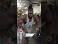 #clientspotlight 🔥CHEST DAY WITH BIG ANGE 7 WEEKS OUT FROM HIS FIRST SHOW💪🏿 #short