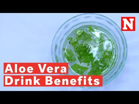 aloe juice az arc vörös foltjainak