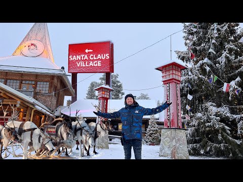SANTA CLAUS VILLAGE: El parque navideño más famoso del mundo | Finlandia 🎄🇫🇮