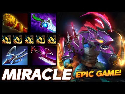 Miracle Slark - EPIC GAME! - Dota 2 Pro Gameplay [Watch & Learn]