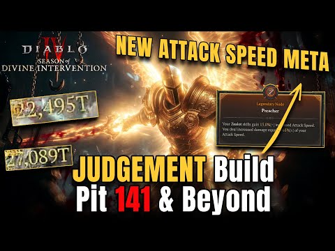 NEW ATTACK SPEED Paladin META STACKER - JUDGEMENT Build Pit 141 & Beyond