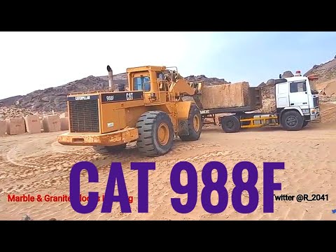 Granite Blocks Loading Cat 988F (II)