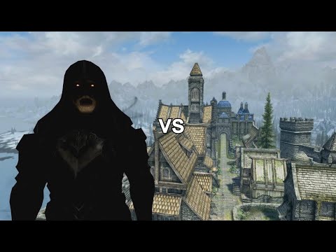 Level 300 Deathmage vs Solitude - Skyrim (PS5)