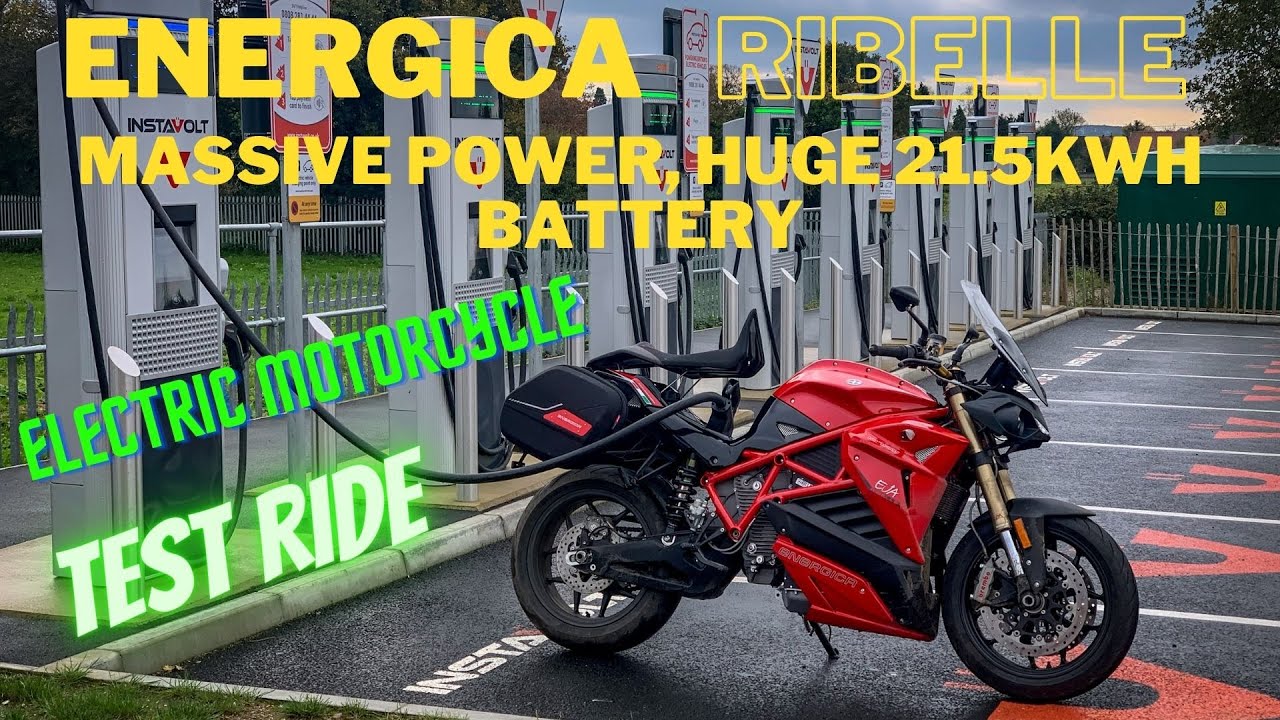 The NEW Energica Eva Ribelle with the bigger 21.5kWh battery, test ride and fast charging review.
