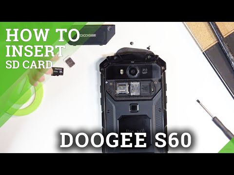How to Put SIM and SD Card to DOOGEE S60 – Insert SIM and SD Card