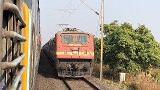 preview picture of video 'BRC WAP-4E 22563 || PURI - AHMEDABAD SF EXPRESS || 12843 || VIA BRAHMAPUR || INDIAN RAILWAYS'
