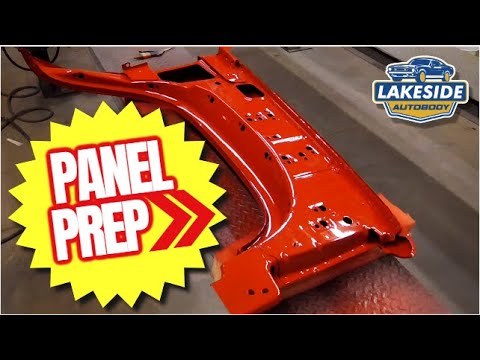 Preparing a New Fender for Replacement - Scuffing, Tinting, Mixing, Painting