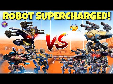 🔥 OPHION ARES FAFNIR SUPERCHARGED! VS TITANS! UNREAL! IS IT A HACK? NO ITS A FEATURE!! WAR ROBOTS