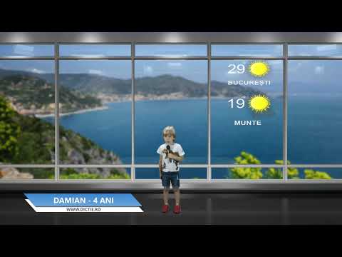 DAMIAN RAUTA ne prezintă vremea - Proiect Meteo cu Daniel Nițoiu la Școala TV Dicție.ro