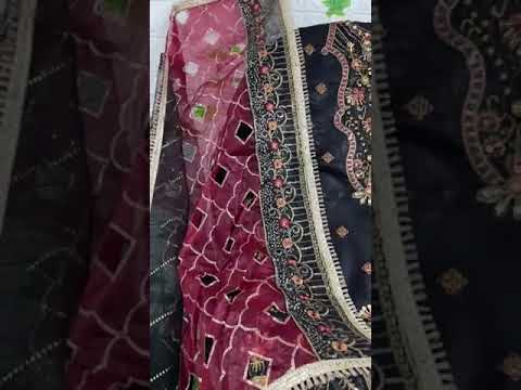 Hoor Tex Or-21 Heavy Organza Wholesale Pakistani Suit Catalog – product video thumbnail