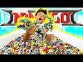 THE LEGO NINJAGO MOVIE EXTREME BATHTUB CHALLENGE