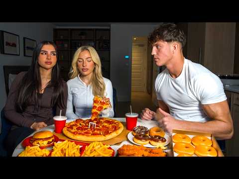 10,000 Calorie Challenge vs 2 Girls