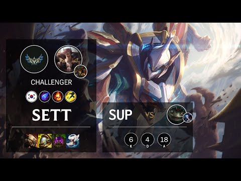 Sett Support vs TahmKench - KR Challenger Patch 12.5