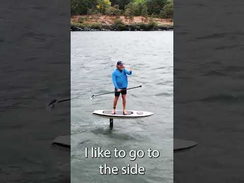 Downwind SUP foiling | How to start | STEP 1 #shorts