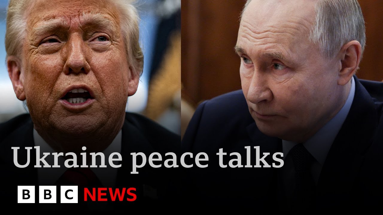 Europe’s leaders tell Trump they must help decide Ukraine’s future | BBC News