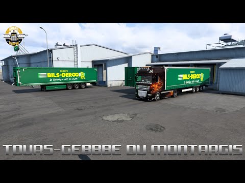 Euro Truck Simulator 2 - Silent Trucking - Grand Utopia - Tours-Gebbbe Du Montargis