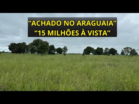 ACHADO NO ARAGUAIA! Fazenda RARA, Plana e Barata em Britânia–GO — Oportunidade Que Não Volta!
