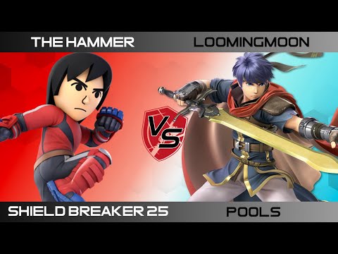 Shield Breaker 25 - The Hammer (Mii Brawler) Vs. LoomingMoon (Ike, Captain Falcon)