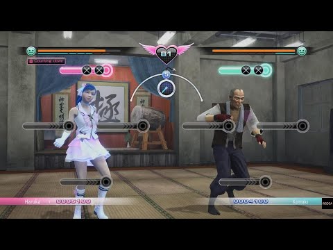 YAKUZA 5 Remastered - Komaki dance battle (Haruka breakthrough)
