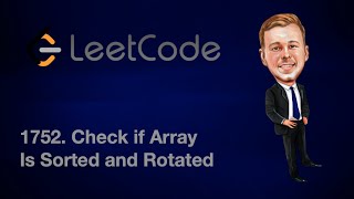 YouTube video 'Leetcode 1752. Check if Array Is Sorted and Rotated [Java]'