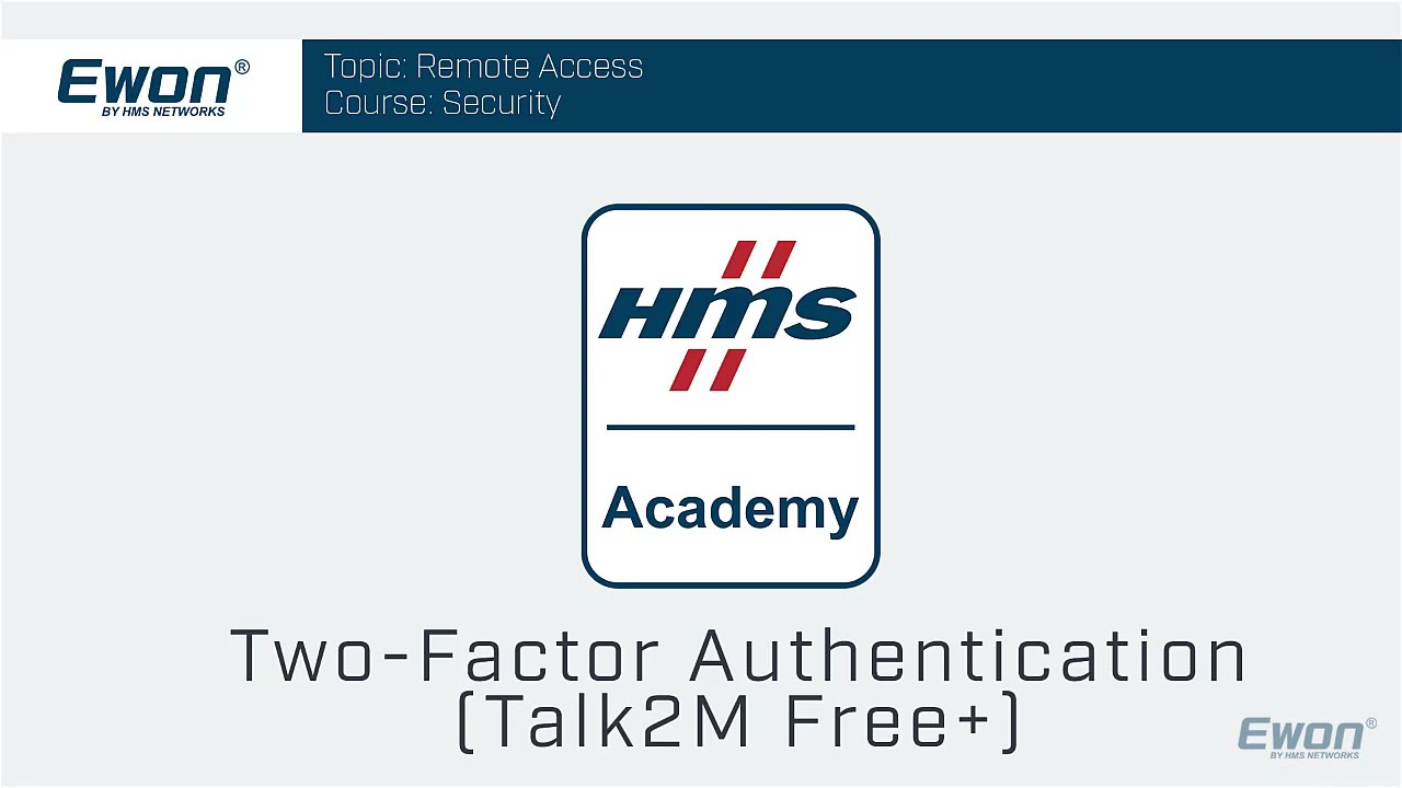 Talk2M Setup - Two Factor Authentication
