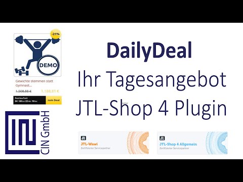 JTL Shop Plugin DailyDeal mit CountDown Funktion CIN-GmbH