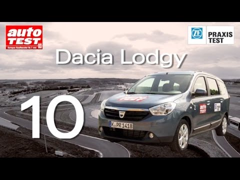 The ZF practical test 2014 - 10th place Dacia Lodgy